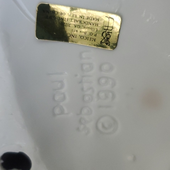 Paul Sabastian 1990 Ceramic Figurine Mother and Daughter - Picture 10 of 10